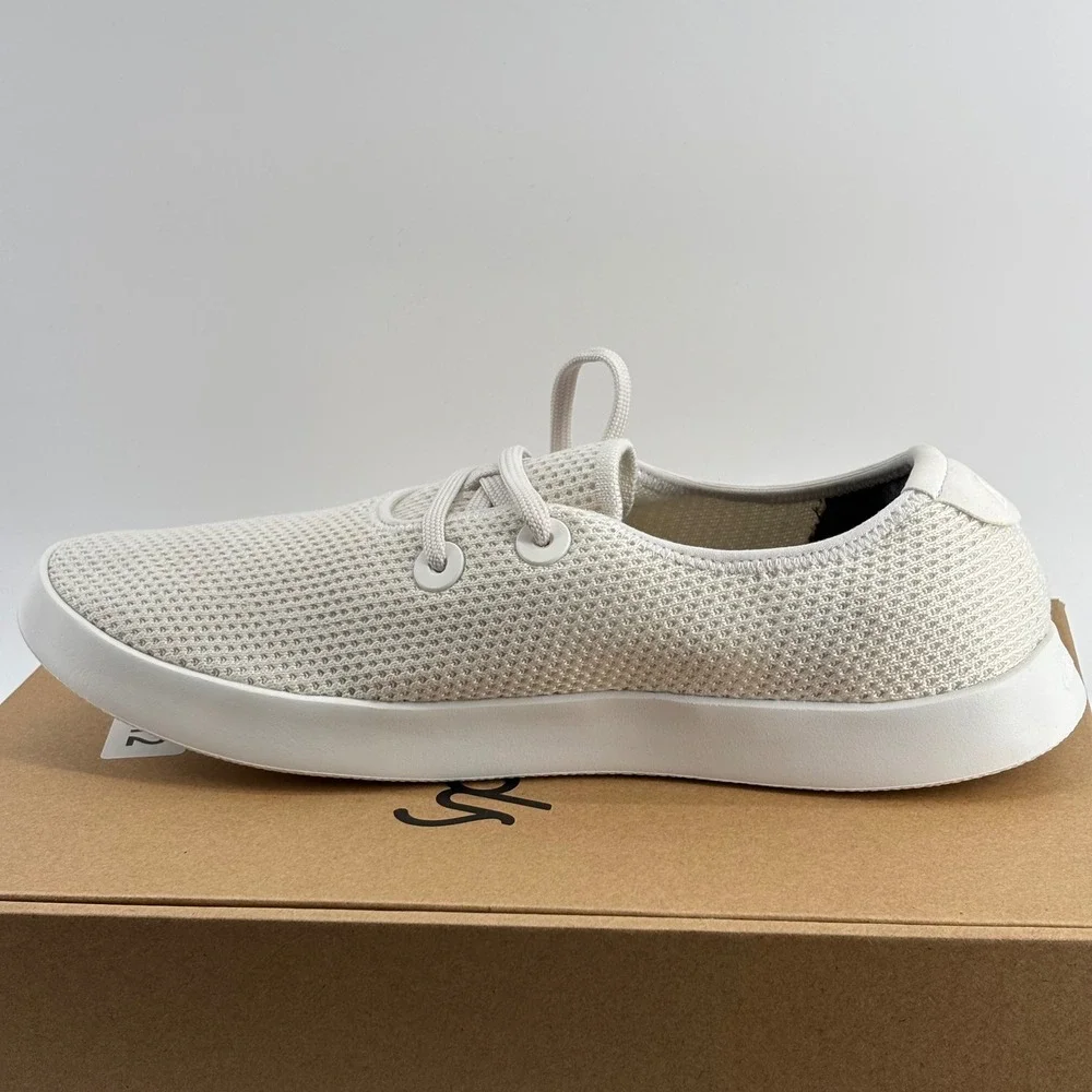 Allbirds Tree Skippers Mens 12 Chalk White Eucalyptus Fiber Sneakers TS2MKWW120